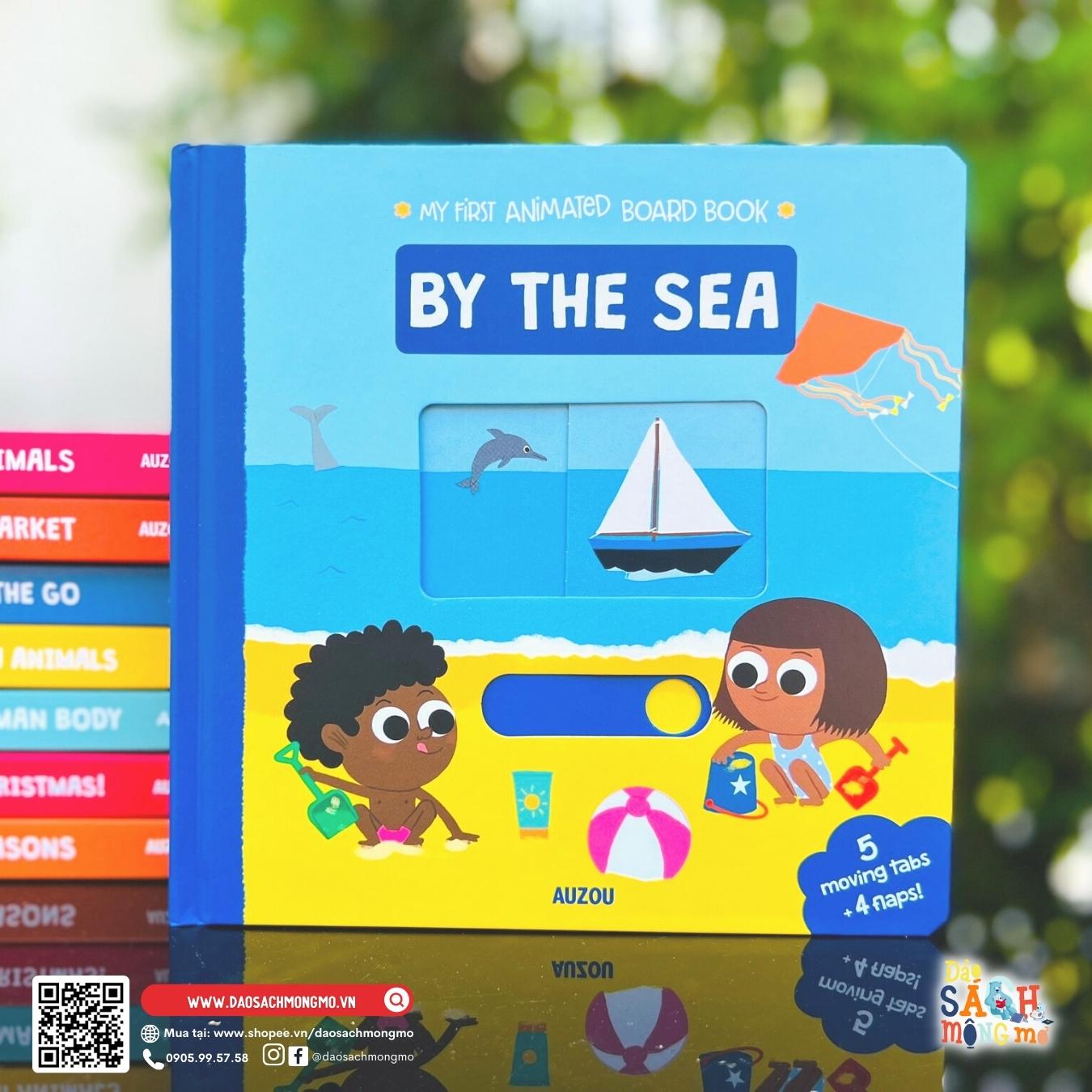 Sách My First Animated Board Book : By The Sea Auzou - Đảo sách mộng mơ